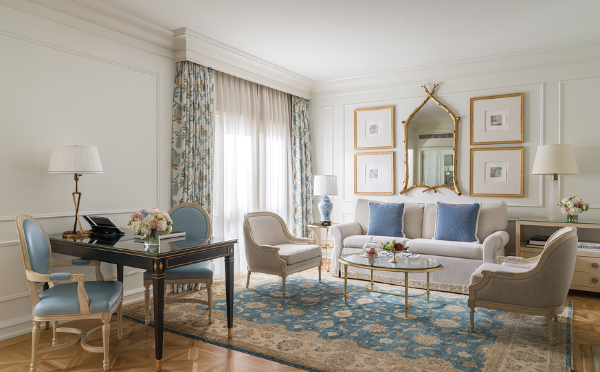 The Peninsula Beverly Hills Villa Suite living area