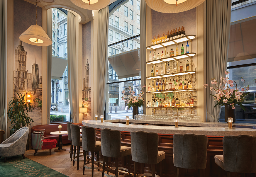 >The Wall Street Hotel Lounge on Pearl bar