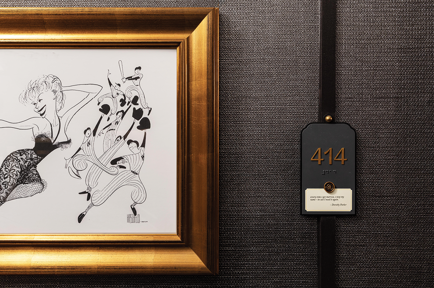 The Algonquin Hirshfeld artwork