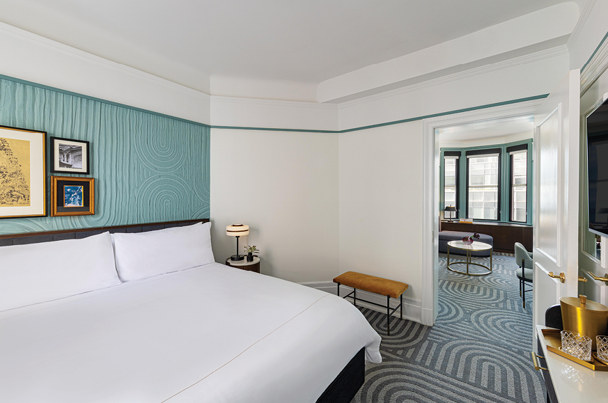 Algonquin John Barrymore Suite bedroom
