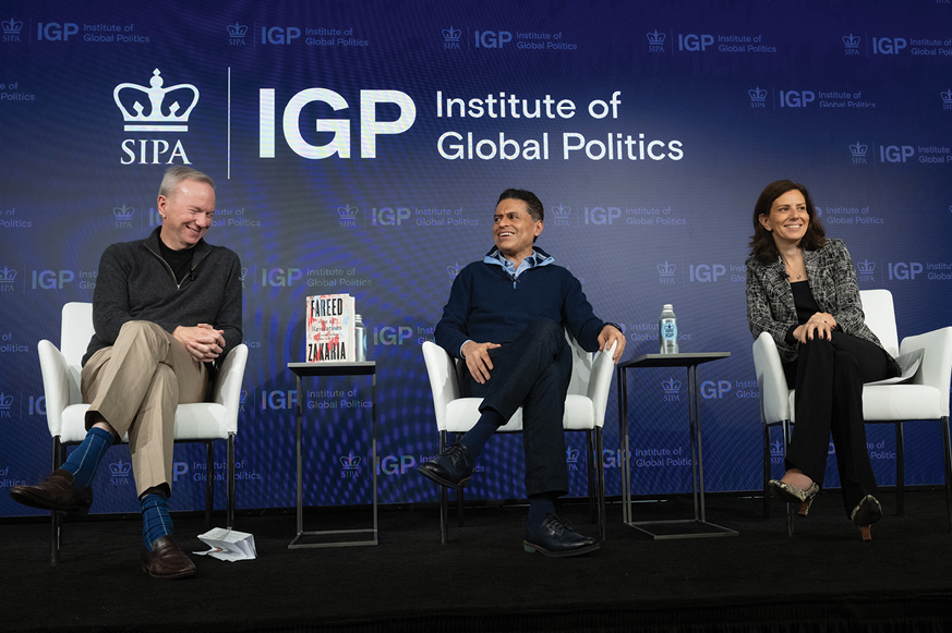 Eric Schmidt, Fareed Zakaria, Keren Yarhi-Milo