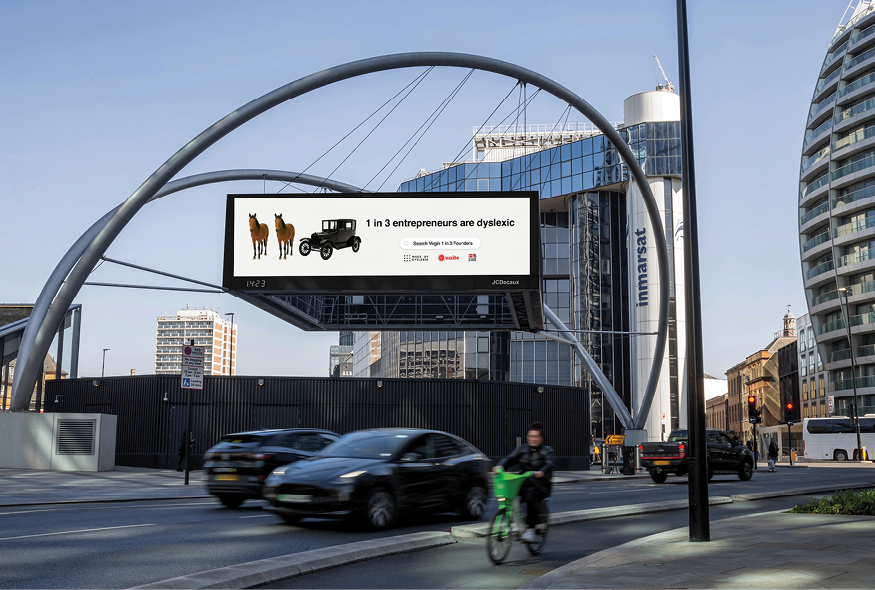 Made By Dyslexia Entrepreneurs billboard